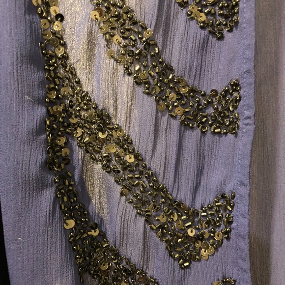 H&M Women’s Midnight Blue Long Overlay - Picture 3 of 9